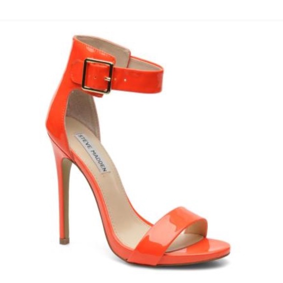 steve madden orange heels